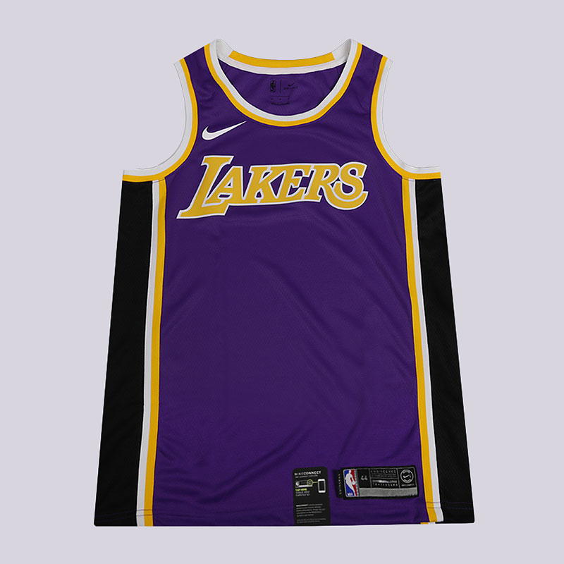 мужская фиолетовая майка Nike NBA Lakers Swingman Jersey AA7098-504 - цена, описание, фото 1